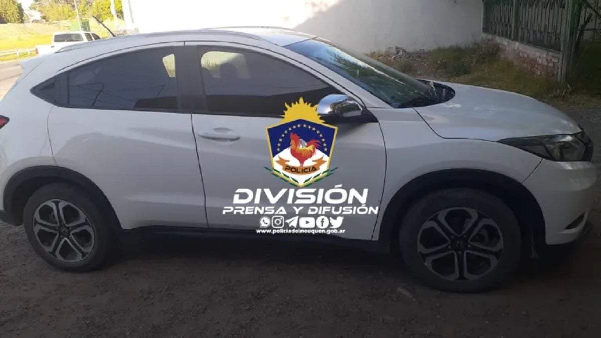 La camioneta robada. Fuente: (Policía Neuquén)