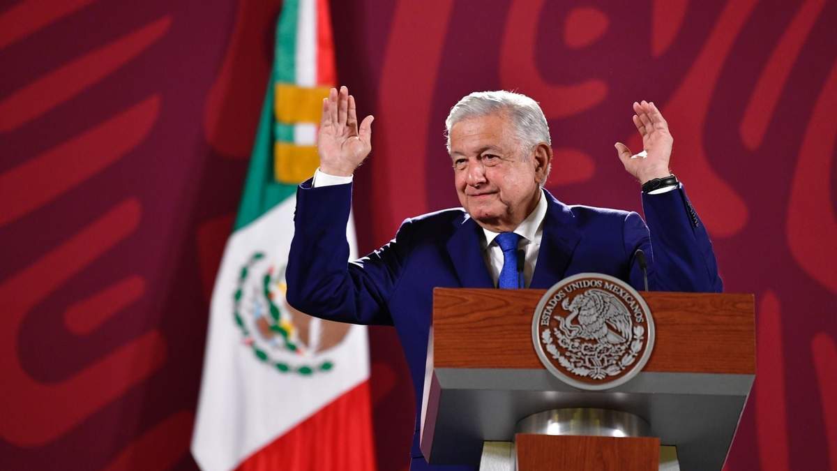 El presidente Andrés Manuel López Obrador en la mañanera