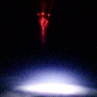 Nueva imagen de un enorme "duende rojo" en la atmósfera terrestre