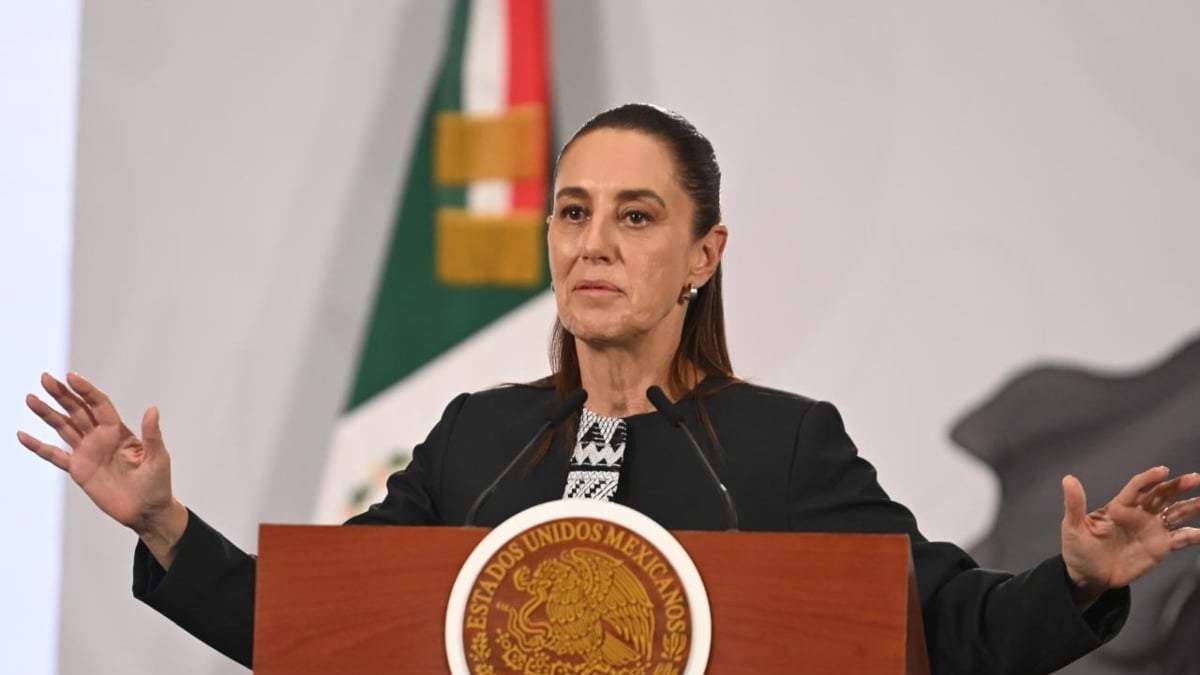 La presidenta Claudia Sheinbaum