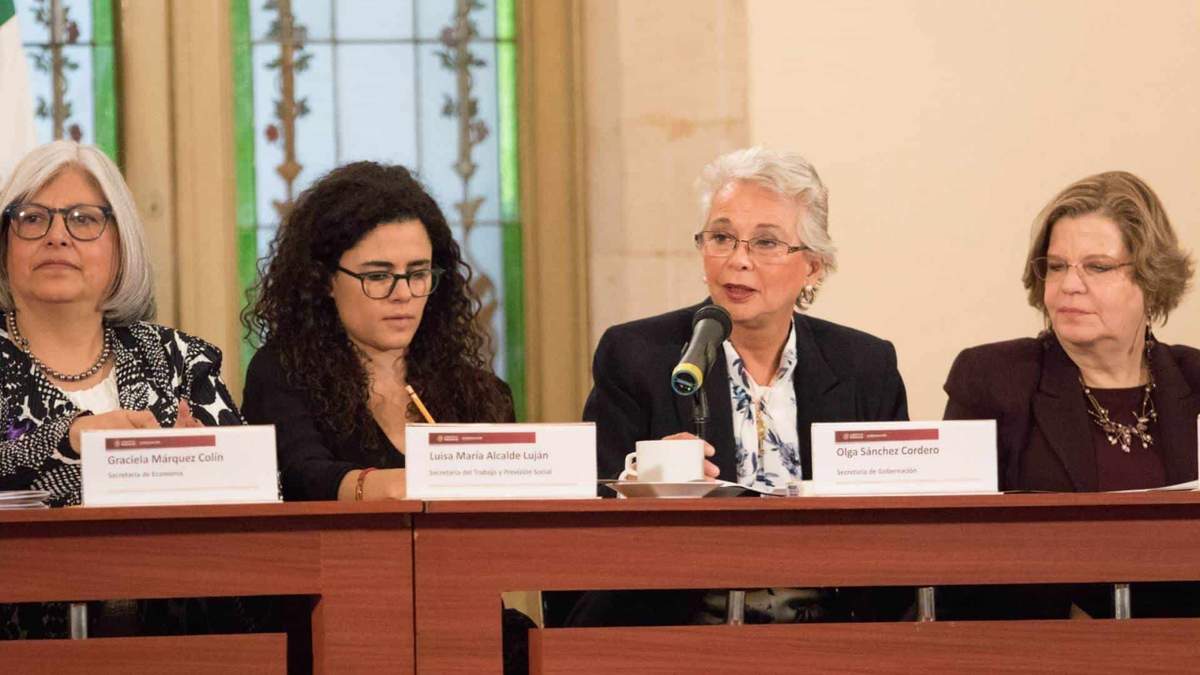 Las ministras fijaron su postura ante las movilizaciones de las mujeres. Fuente: (Twitter)