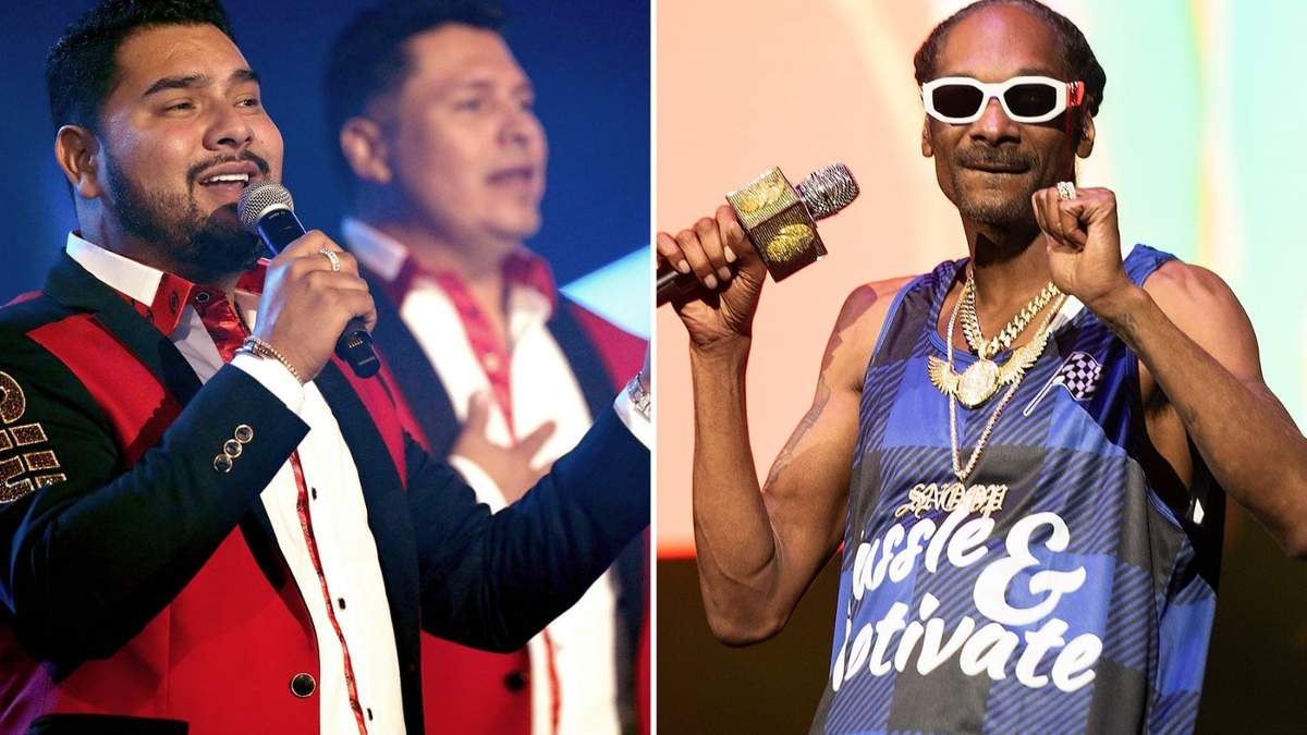 Banda MS y Snoop Dogg. Fuente: (Twitter)