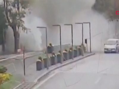 Videos captan el momento del atentado suicida en Ankara, Turquía