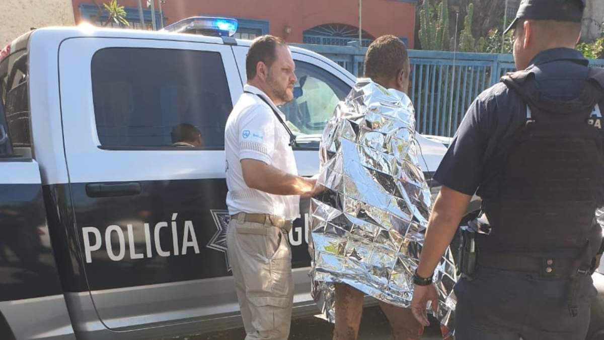 Uno de los policías lesionados