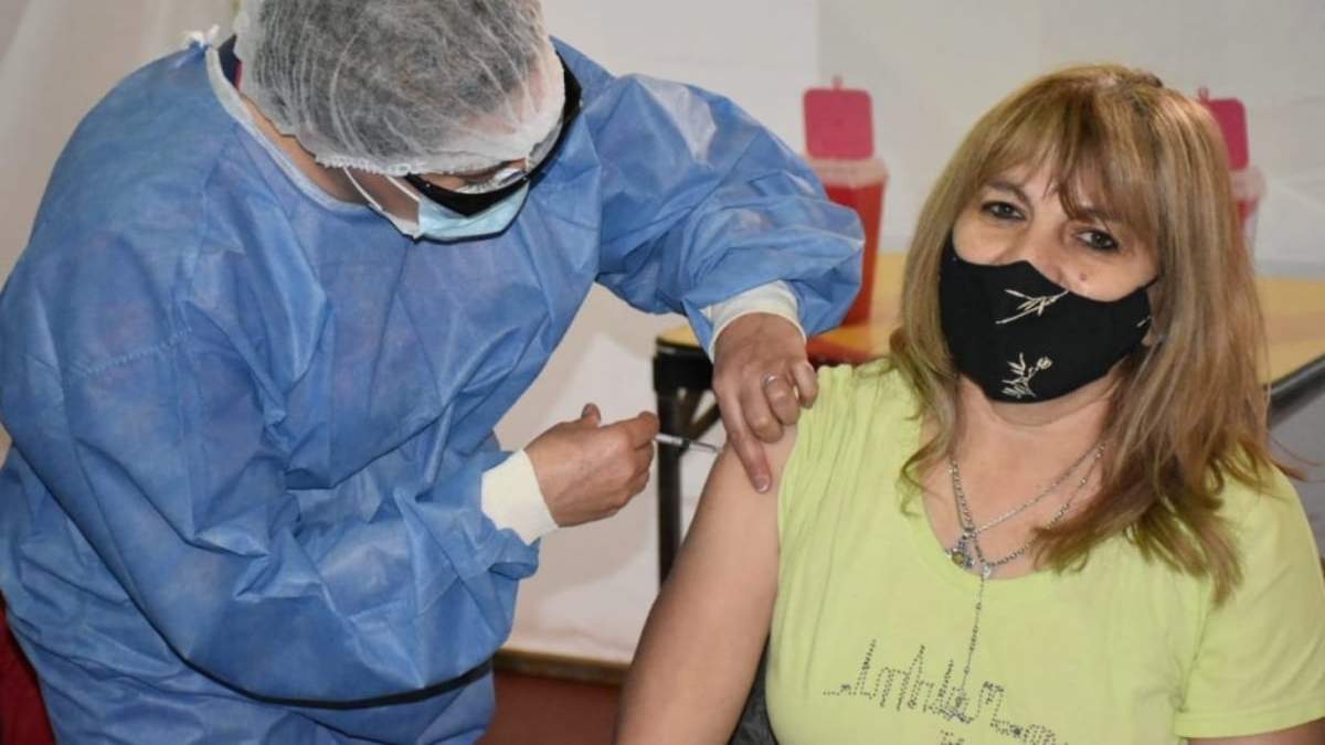 Campaña de vacunación en Zapala. Fuente: (Twitter)