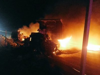 Reportan enfrentamiento y narcobloqueos en Teocaltiche, Jalisco (Video)