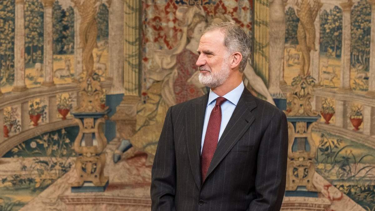 El Rey Felipe VI en Madrid, España