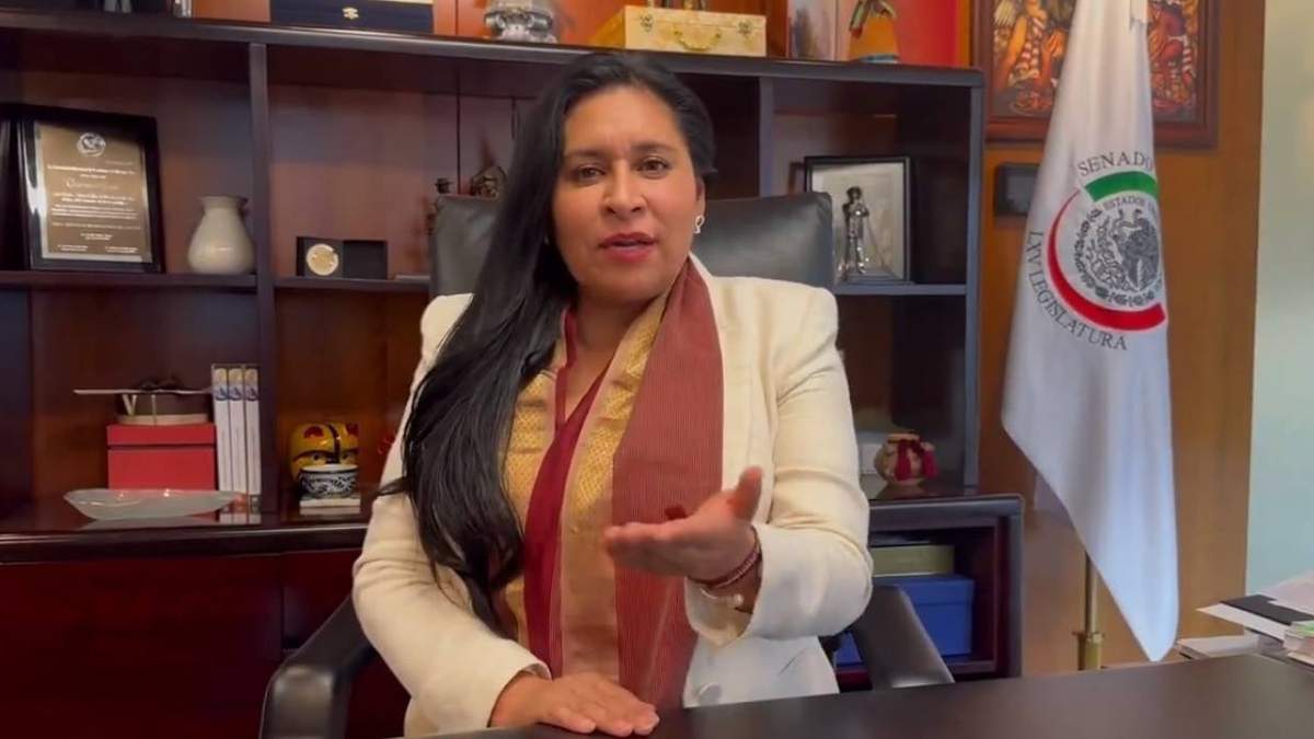 Ana Lilia Rivera, presidenta de la Mesa Directiva del Senado