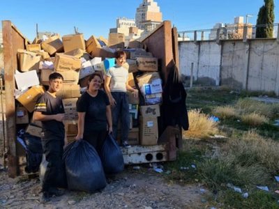 La tercera campaña "Despapelizate" juntó casi cinco toneladas de papel y cartón
