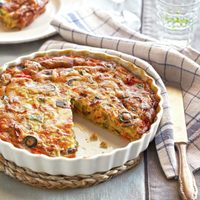 Tarta de cerdo y vegetales: cremosa y con un sabor único, la receta salvadora para las cenas del finde