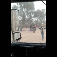 Accidente en Base Aérea Santa Lucía deja una quincena de trabajadores lesionados (Video)