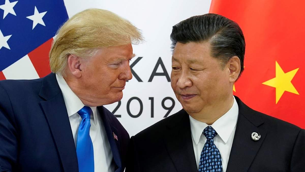 Donald Trump y Xi Jinping. Fuente: (Twitter)