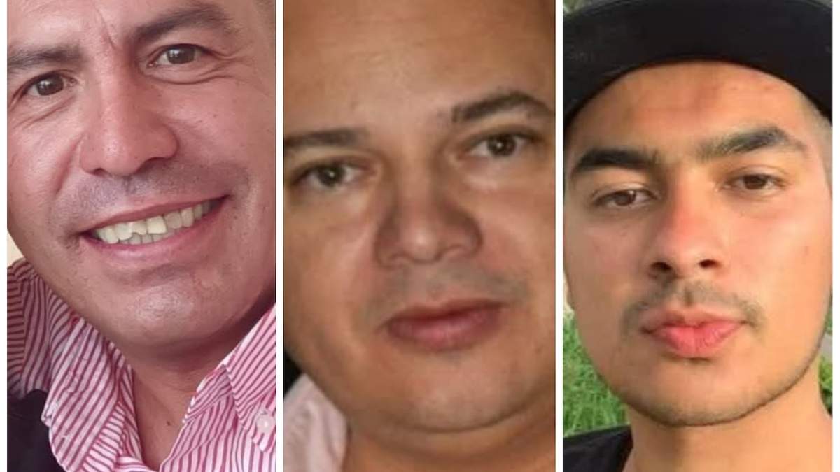 Héctor Manuel Valdivia Martínez, José Manuel Arredondo Roldán y Gary Omar Silva González