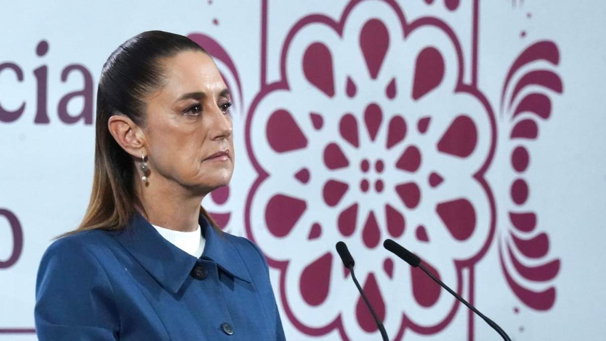 La presidenta Claudia Sheinbaum en la conferencia matutina de Palacio Nacional, este martes 2 de septiembre de 2025