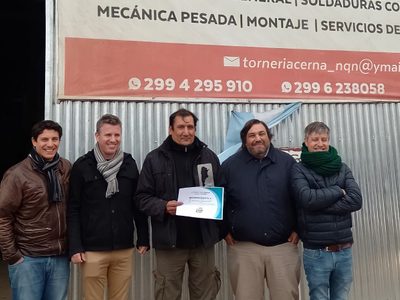"Valor Argentino": Federico Martelli hizo entrega de la distinción en Neuquén