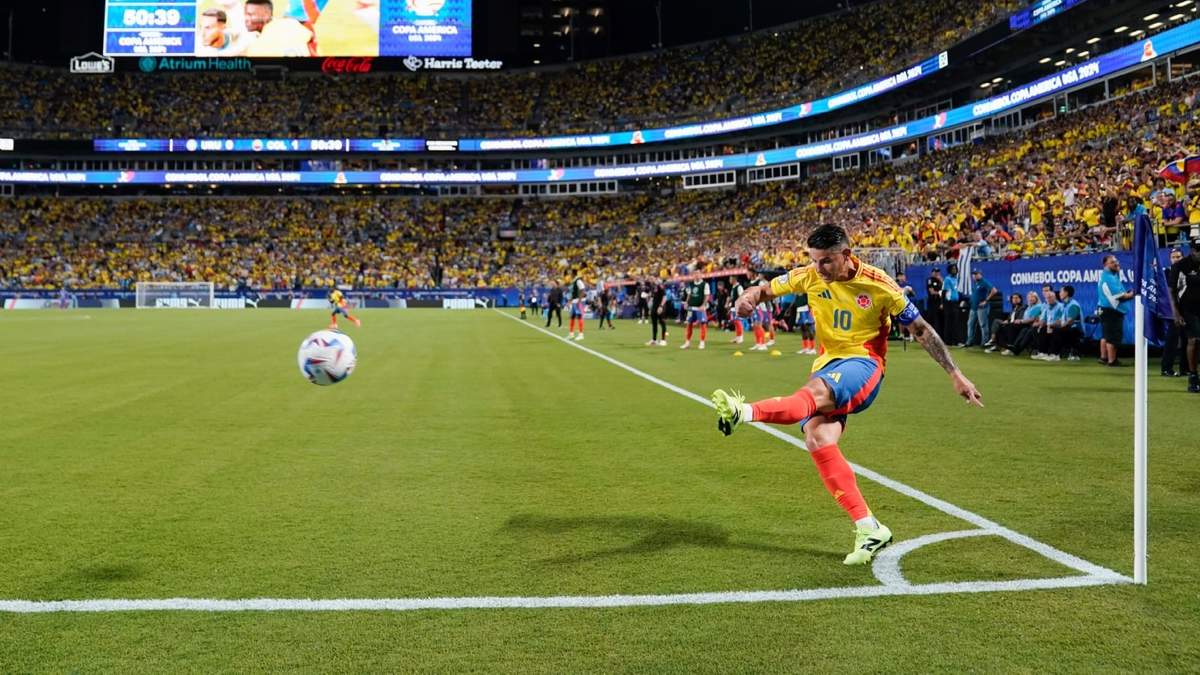 James Rodríguez, centrocampista de Colombia