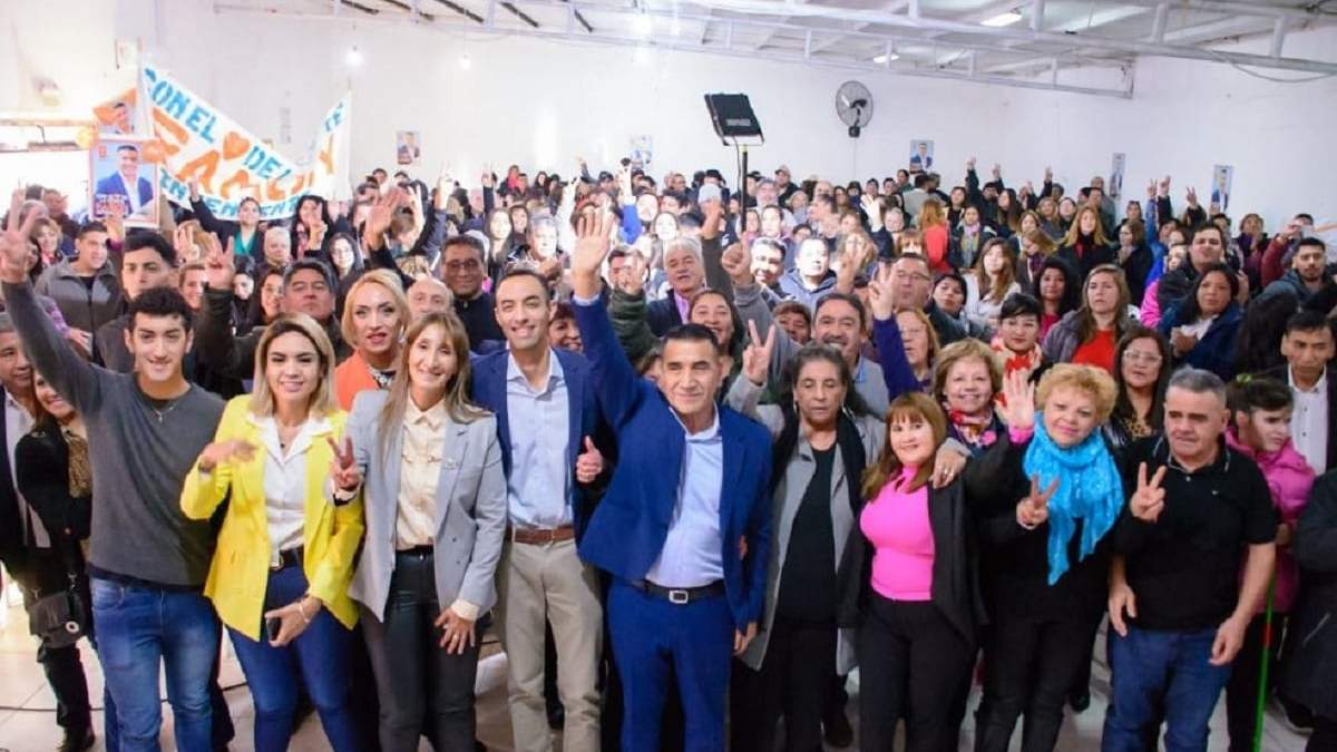 Ramón Rioseco en la presentación oficial de la lista de candidatos. Fuente: (Prensa Rioseco)