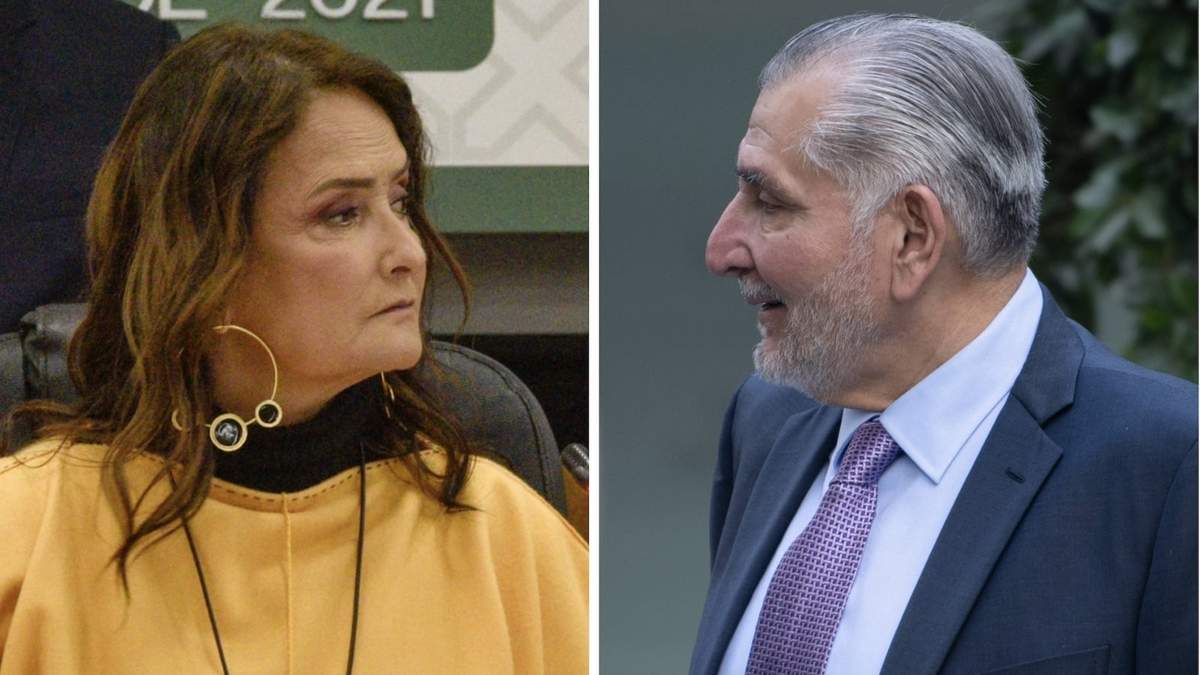 Patricia Armendáriz y Adán Augusto López