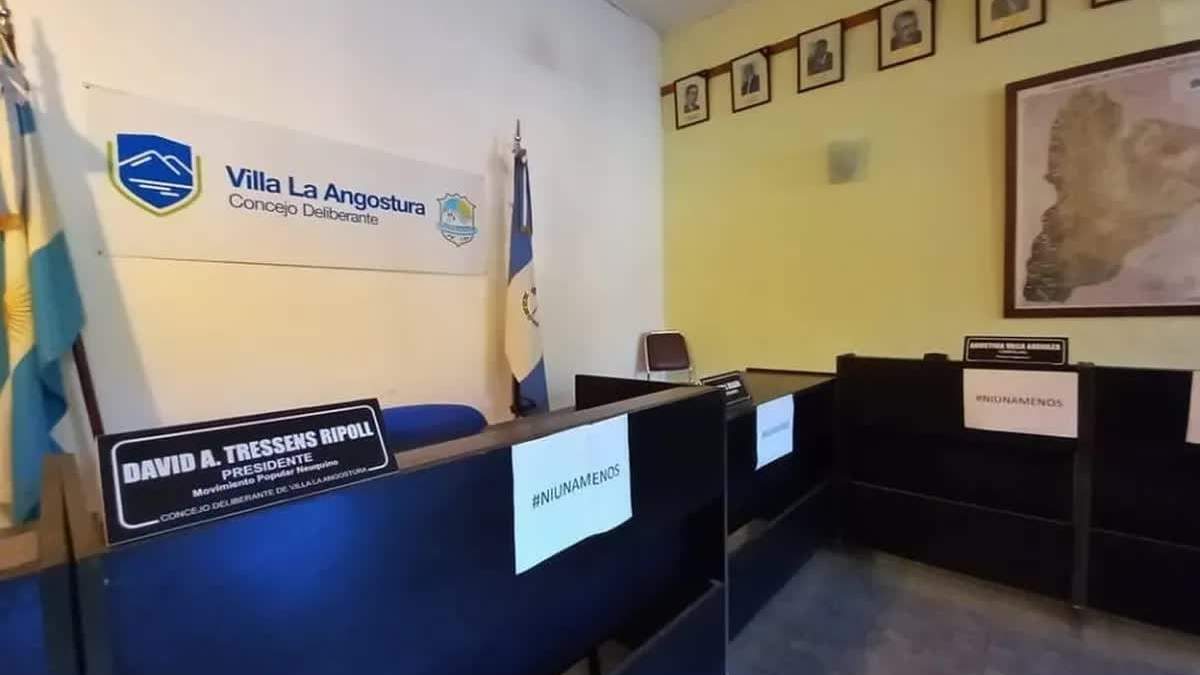 Consejo deliberante de Villa la Angostura. Fuente: (Twitter)