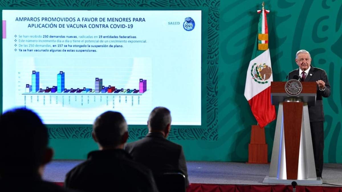 El presidente dijo que le llama la atención los estados donde se presentan los amparos