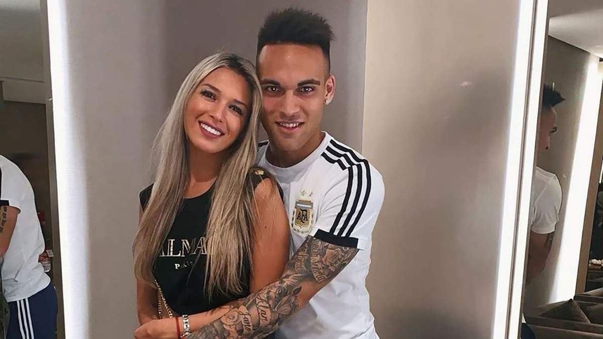 Agustina Gandolfo y Lautaro Martínez. Fuente: (Instagram)