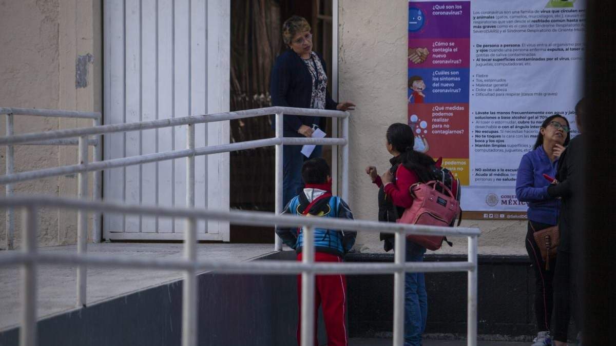 Alumnos de escuela primaria