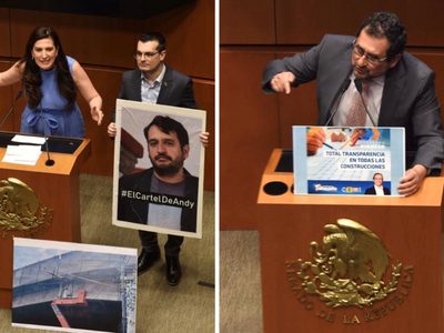 Chocan Morena y PAN en la Permanente por corrupción inmobiliaria y "cártel de Andy"