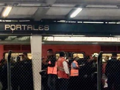 Murió una mujer en el Metro Portales tras ser golpeada por un convoy