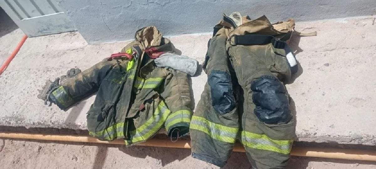 Por la contaminación, el equipamiento perdió sus propiedades ignífugas. Fuente: (Noticias Nqn)