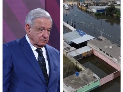 Las inundaciones en Chalco se deben a un “problema estructural”: AMLO (Video)