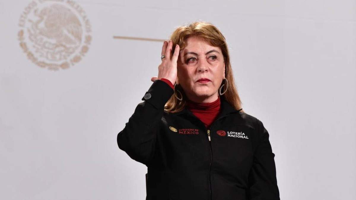 La directora de la Lotería Nacional Margarita González Saravia