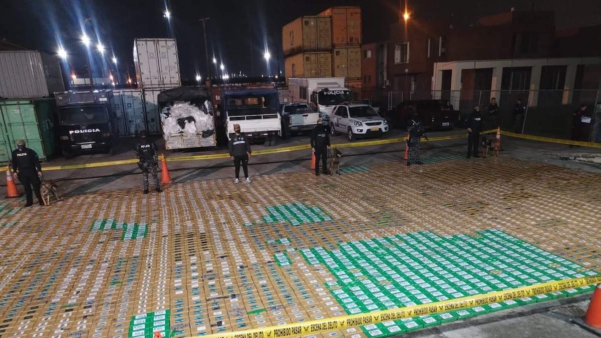 La droga decomisada