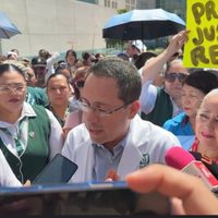 Maestros y personal médico de Culiacán protestan para exigir seguridad