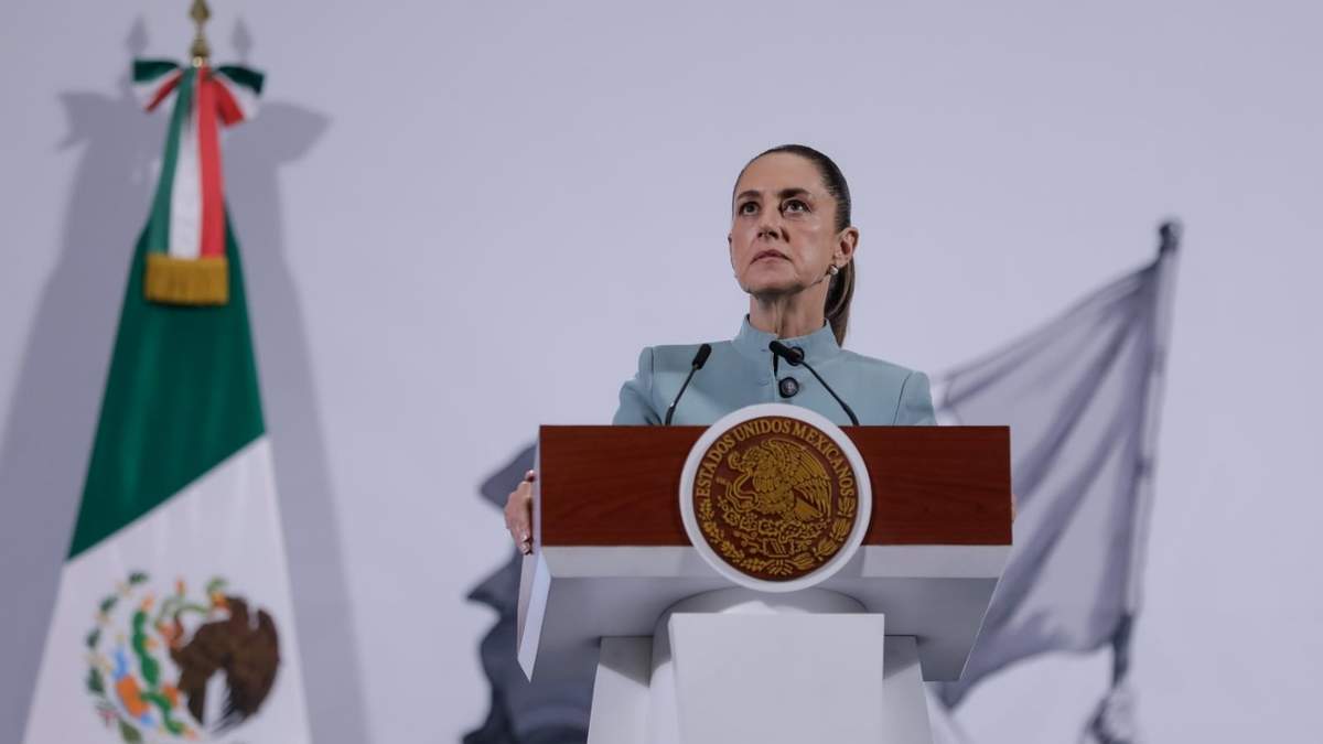 La presidenta Claudia Sheinbaum