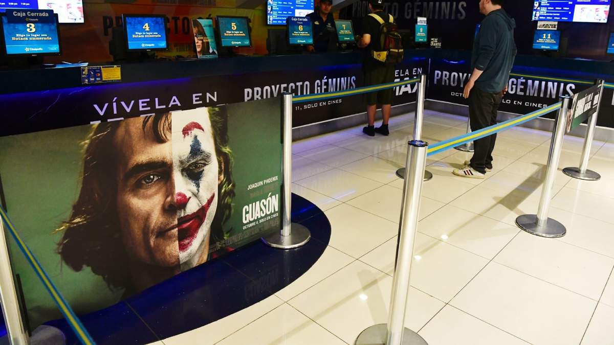 Exhibición en México de la película Guasón