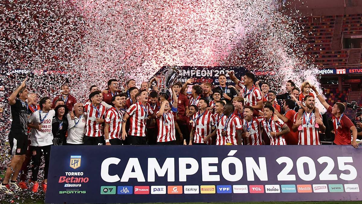 Estudiantes salió campeón y Milei lo celebró