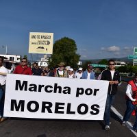 Contra la inseguridad, corrupción y violencia, parte rumbo a la CDMX la Marcha por Morelos