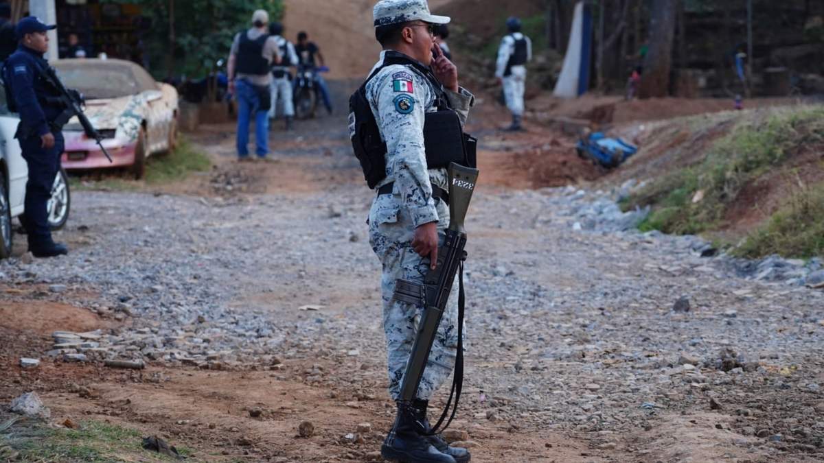 Operativos de seguridad en Uruapan, Michoacán