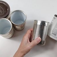 No tires las latas vacías: creá este macetero para suculentas, hermoso y rústico
