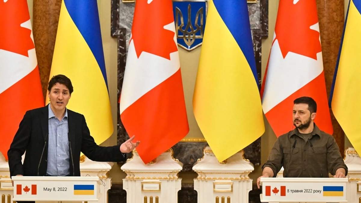 Trudeau y Zelensky. Canadá anuncia nuevos respaldos a Ucrania