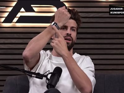 Piqué responde a la canción de Shakira y presume patrocinio de Casio a su liga (Video)