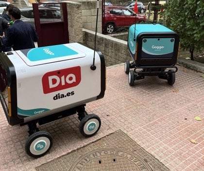 Robots autónomos de Goggo Network
