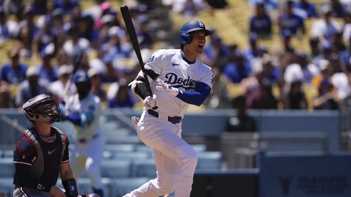 Shohei Ohtani de los Dodgers de Los Ángeles