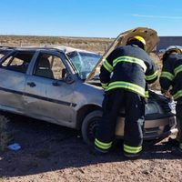 Volcó en la Meseta y se negó al test de alcoholemia