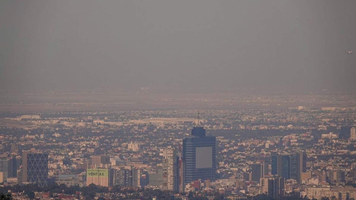 Contaminación del aire la tarde del sábado
