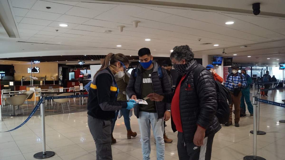 Aeropuerto de Santiago de Chile. Fuente: (Twitter)