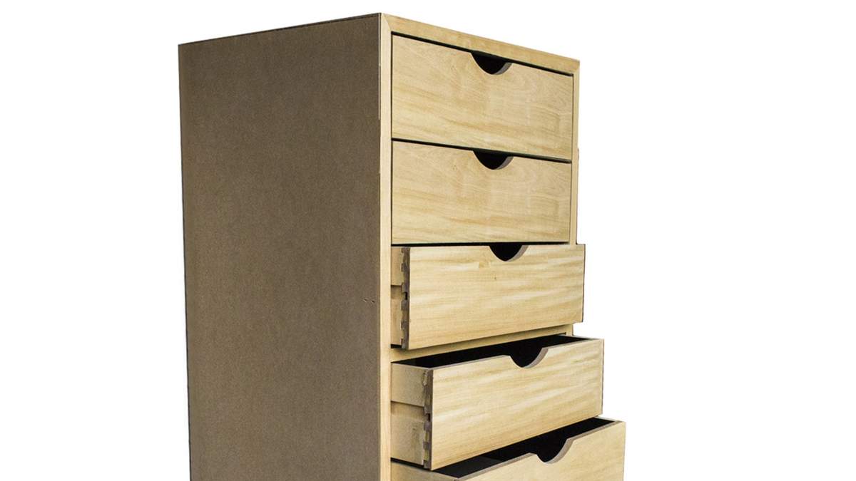 Cajoneras de madera. Fuente: (La Viruta)
