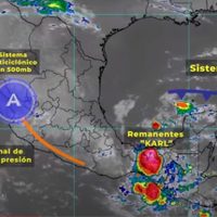 Un muerto y más de un millar de evacuados por el paso de una tormenta tropical en el sur de México