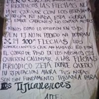 Investigan narcomanta que menciona al Semanario Zeta en Baja California