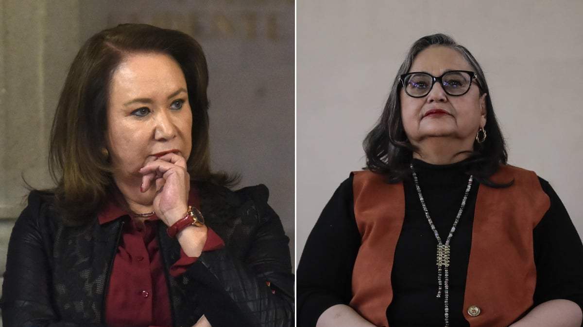 Las ministras Yasmín Esquivel y Norma Piña. Confrontación
